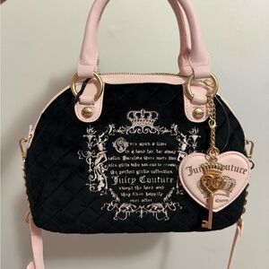 Juicy Couture Black and Pink Fairy Tale Crossbody